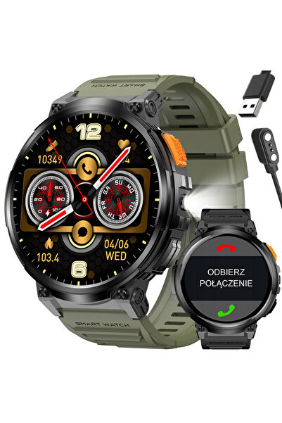 Gravity SMARTWATCH BĂRBĂTESC GT23-5 - LANTERNĂ, CUREA SUPLIMENTARĂ (sg031e)