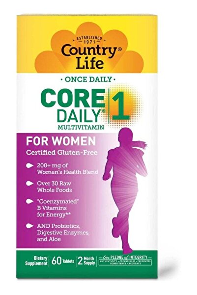 COUNTRY LIFE Core Daily-1 Multivitamin For Women, 60 Tablets Packaging May Vary