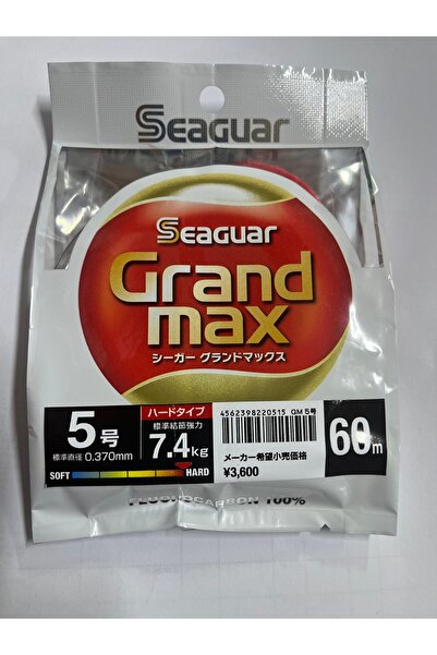 seaguar Grandmax Hard 100/100 0.370 Flora Carbon Misina 60 Mt