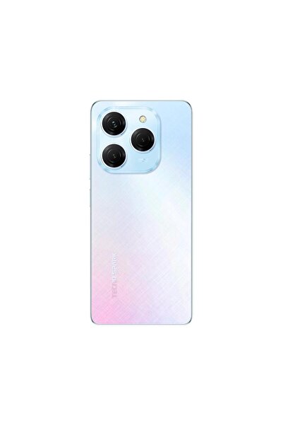 Yedcom Tecno Spark 20 Pro Beyaz Kamera Camlı Arka Pil Kapağı Batarya Kapağı A...