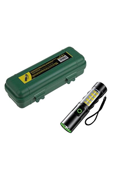 OEM Lanternă LED Reîncărcabilă USB, Multicolor, Lumină Puternică, 12cm, 5W, 5...