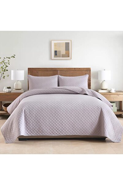OEM Narzută pentru pat din bumbac 250x270 cm, set complet cu fețe de pernă 60...