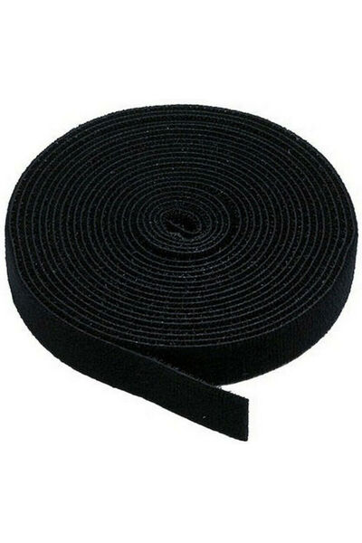 POWERTECH Αυτοκόλλητη Ταινία Velcro Μαύρη 20mmx3m 1 τεμάχιο Κωδικός: TIES-003