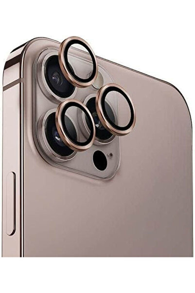 uniq Γυαλί Φακού Κάμερας Χρυσό για iPhone 16 Pro / 16 Pro Max / 15 Pro / 15 P...