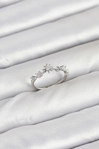 ALKASAZ Brass Silver Color Manifest Women's Ring