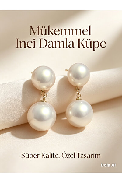 shop Çelik inci küpe