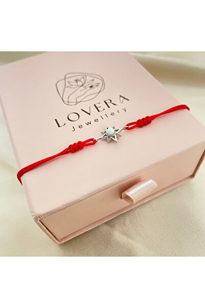 Lovera Jewellery 925 Ayar Gümüş Sertifikalı Beyaz Opal Taşlı Sirius Yıldızı Ş...