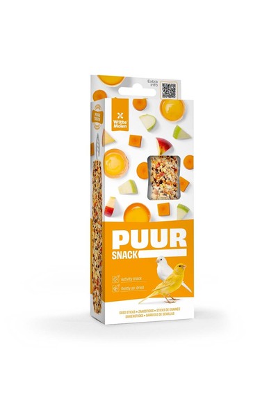 Witte Molen Puur Baton Pentru Canar, cu Mar,Morcov, 2Buc,60G