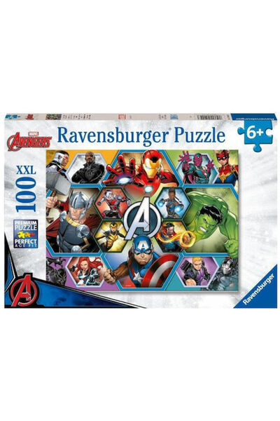 RAVENSBURGER Παιδικό Παζλ XXL Marvel Avengers 100 τεμάχια
