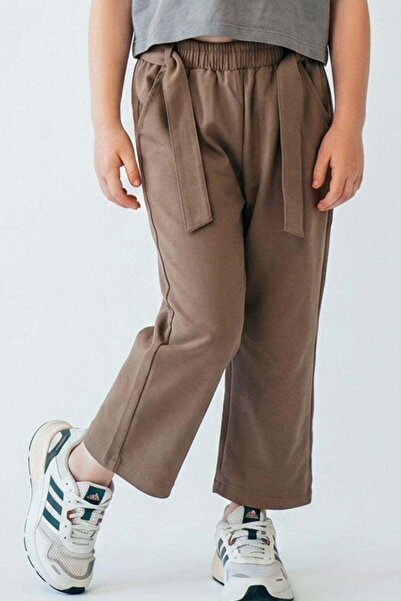 Breeze Devojčice pantalone sa vezanim detaljima, udoban kroj, džepovi, 4-8 go...
