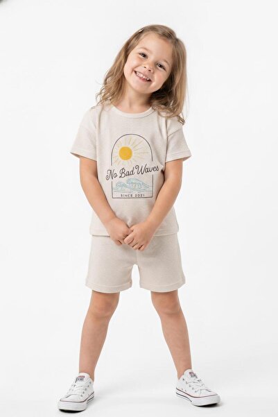 MiaBaby Printed Shorts Set