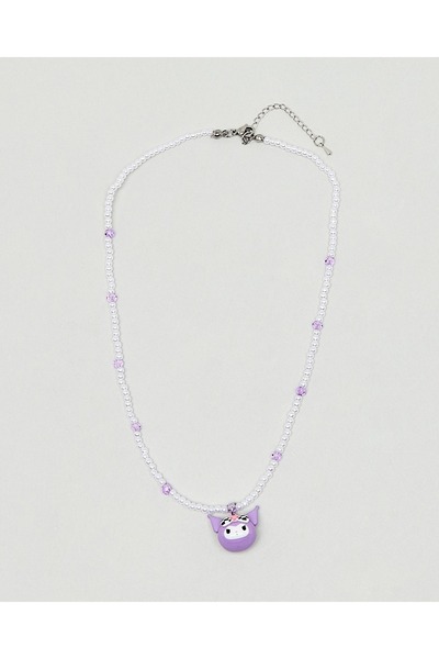 R&B Kuromi Beaded Necklace