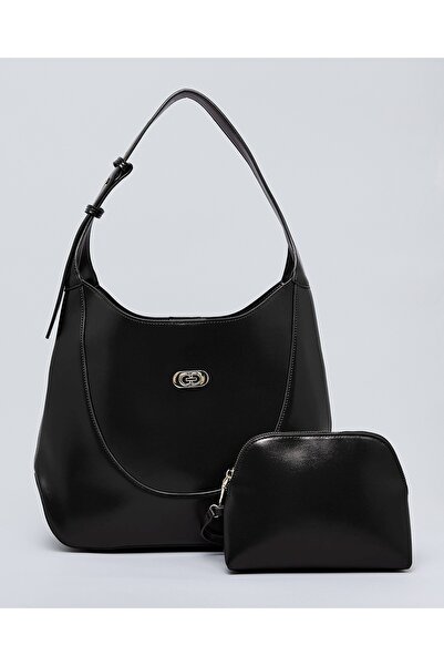 R&B Solid Shoulder Bag