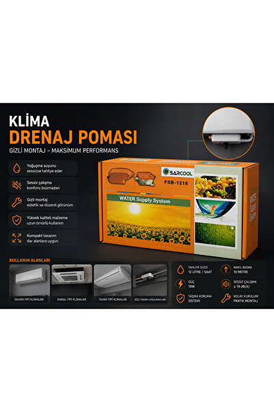 ÖZ BEYAZ EŞYA Klima Aplik ( GİZLİ Drenaj Pompası )