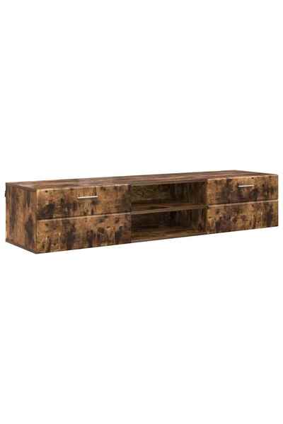 vidaxl Dulap din Lemn Stejar fumuriu 150 x 39 x 30 cm Lemn compozit