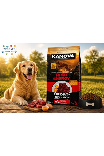KANOVA High Energy Sport+ 10 kg – Hrană Premium pentru Câini Adulți Activi | ...