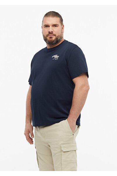ZAVIXO Tricou pentru bărbați, mărime mare, 100% bumbac, aspect modern și casual