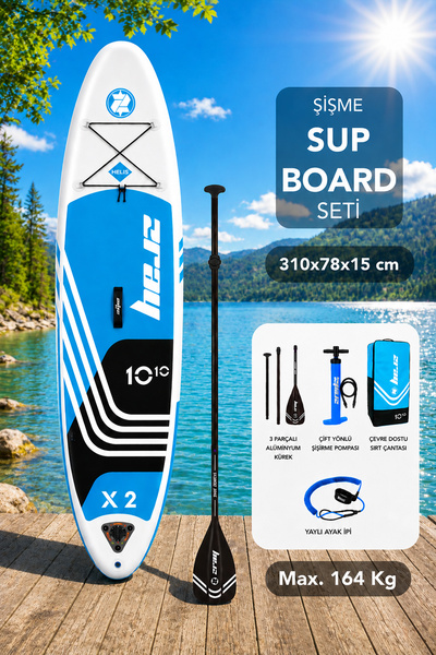 mimtec Şişme Sup Board - 164kg Taşıma Kapasite Geniş Kullanım Alanlı Şişme Sö...