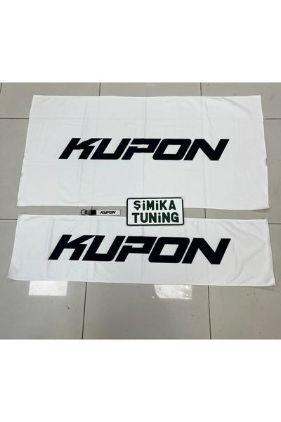 şimika tuning tuningmarketim White Coupon Set of Towels and Bath Mats 2 Piece...