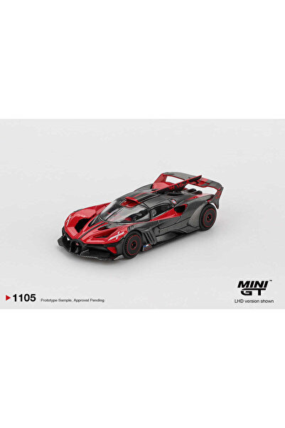 mini gt Bugatti Bolide Red MGT01105 1:64 Diecast Model Araba Koleksiyonluk