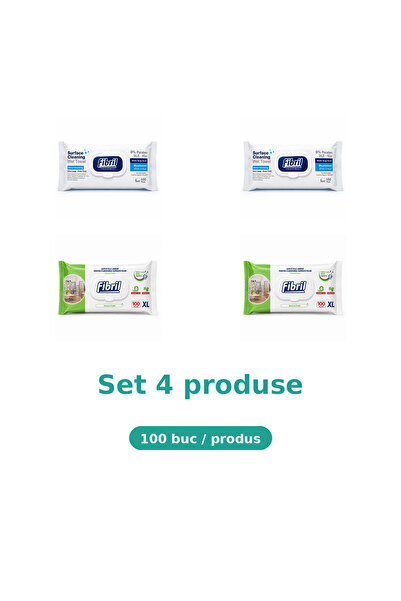 Fibril Set 4 Produse Fibril, Mix 2x Albastru, 2x Verde XL