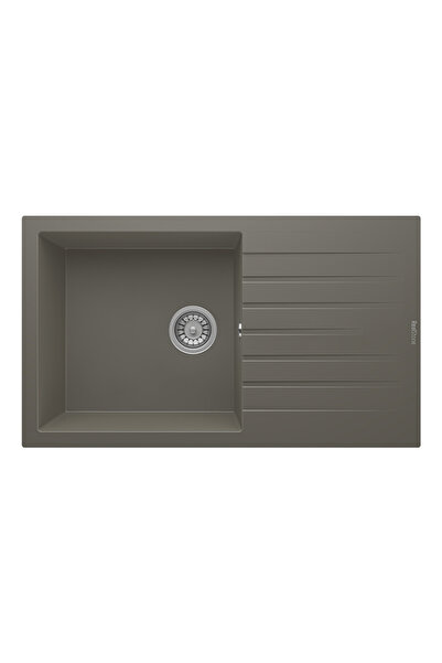 RealStone Laodikya 86 XL P014 Granit Evye 860x500 mm Tek Göz Damlalıklı Mutfa...