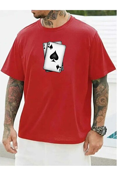 tkn your style Tricou din bumbac pentru bărbați, cu design cu imprimeu de căr...