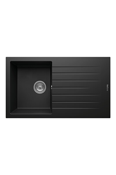 RealStone Troya 86 P004 Granit Evye 860x500 mm Tek Göz Damlalıklı Mutfak Evye...