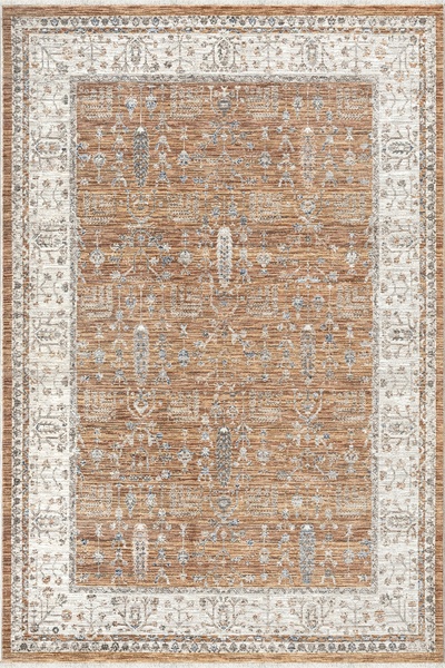 Merinos Valeria Serisi Etnik Desenli Salon Oturma Odası Halısı Hav Toz Vermez...