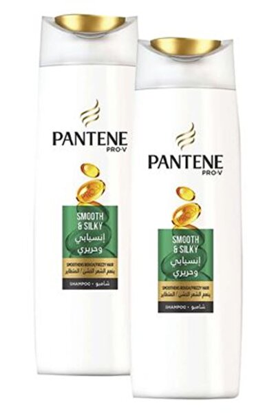 Pantene Silky & Smooth Shampoo 2x390ml