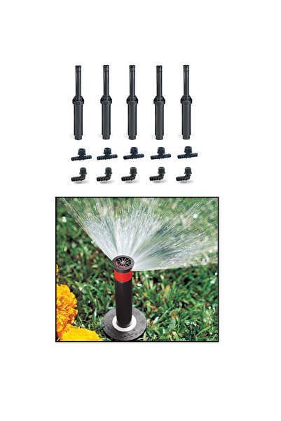 ERMAK Hunter 5 ADET X Psu-04-10A 10 CM 3 mt Yarıçap Çim Sulama Sprey Fıskiye ...