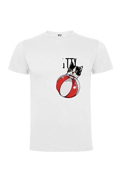 iLovePrints Feline Fluffball Fashion Tshirt