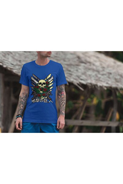 iLovePrints Skull with Roses and Guns Tshirt