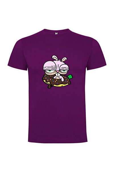 iLovePrints Donut-Munching Bunnypunk Tshirt