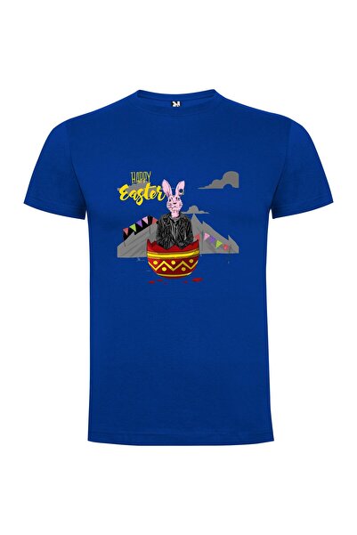 iLovePrints Elegant Easter Bunny Illustration Tshirt