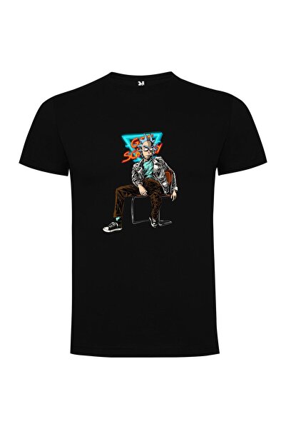 iLovePrints Neon Rick Portrait Tshirt