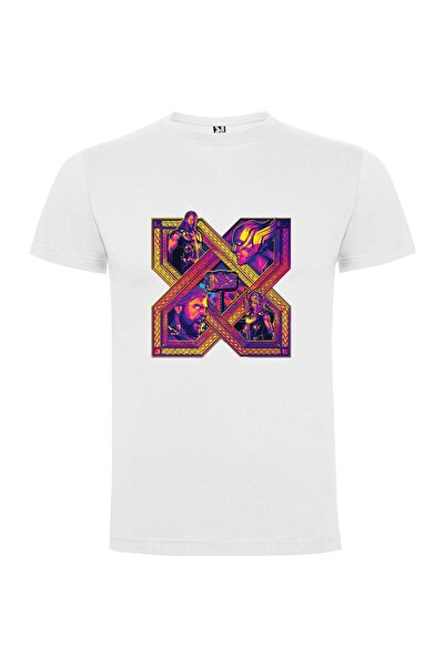 iLovePrints Fractal Thunder: Official Marvel Tshirt