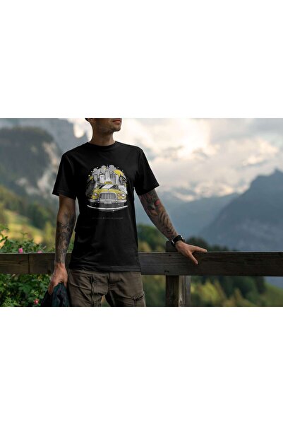 iLovePrints Vintage Taxi in the City Tshirt