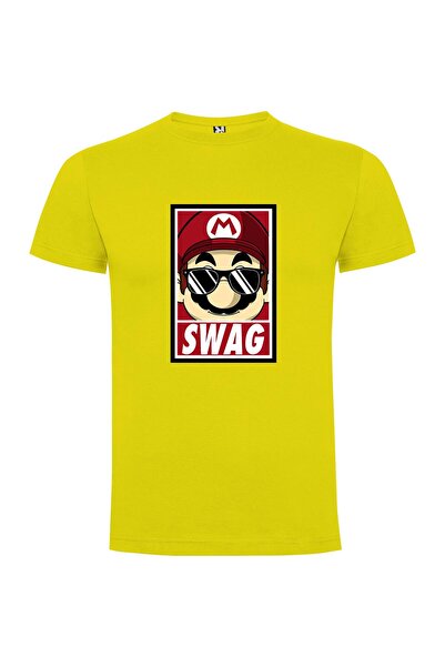 iLovePrints Mario's Swag Portrait Tshirt