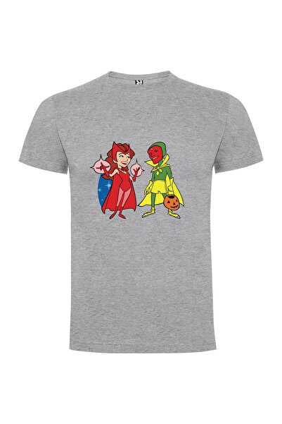 iLovePrints Cartoon Marvelous Costumed Characters Tshirt
