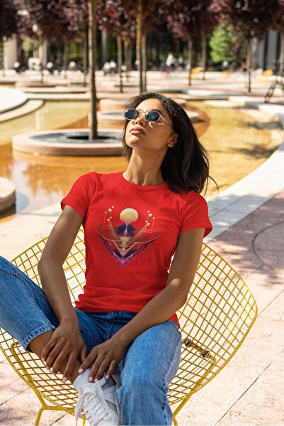 iLovePrints Abstract Cosmic Design Tshirt