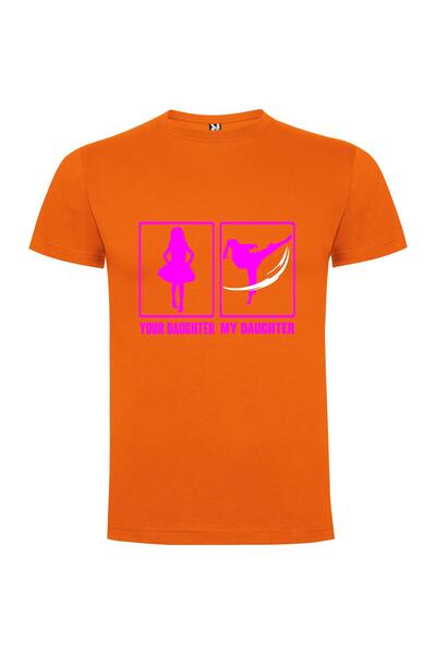 iLovePrints Pink Karate Daughter Rendition Tshirt