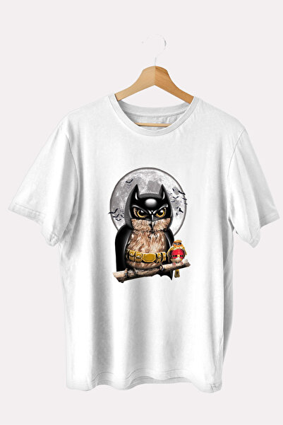 iLovePrints Μπλούζα Art Batman Owl