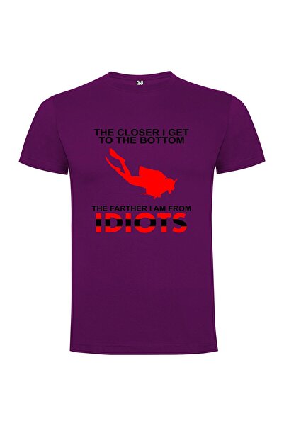 iLovePrints Idiot-free zone sign Tshirt