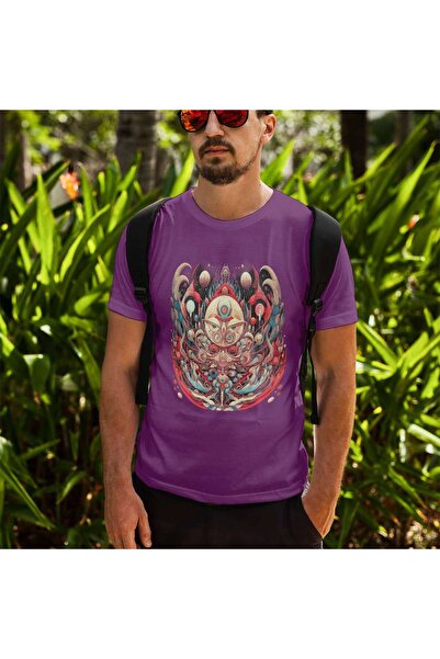 iLovePrints Abstract Ethereal Owl Tshirt