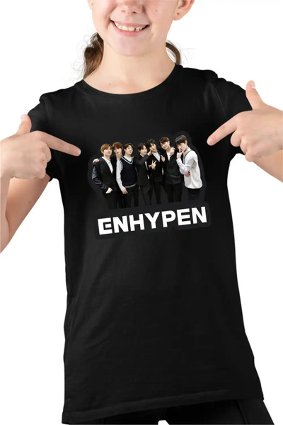 OEM Μπλουζάκι Enhypen All Gang K-pop Εμπορεύματα