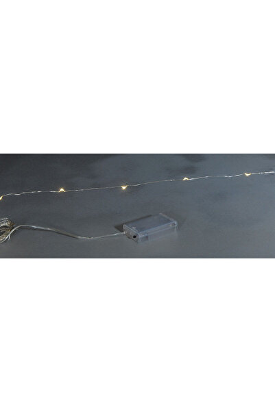 Generic 200 λαμπάκια LED σε σειρά μπαταρίας, 20 m, ασημί καλώδιο χαλκού (Copp...