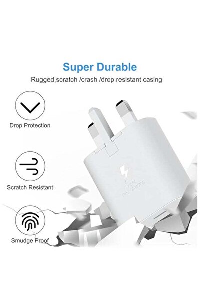 Generic 45W USB-C Super Fast Charger with USB-C to USB-C Cable | Fast Charging Wall Adapter