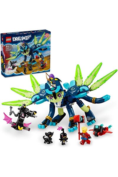 LEGO لعبة حيوانات DREAMZzz 2 في 1 زوي وزيان القط والبومة للأطفال فوق سن 9 سنوات