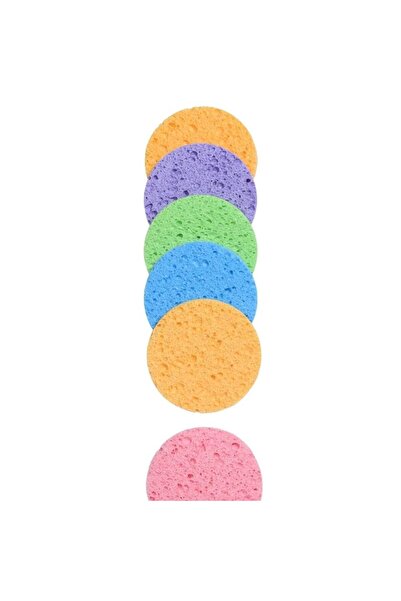 pasteel Pastel Facial Sanding Sponge 6 Pieces - Gentle Exfoliation and Softne...